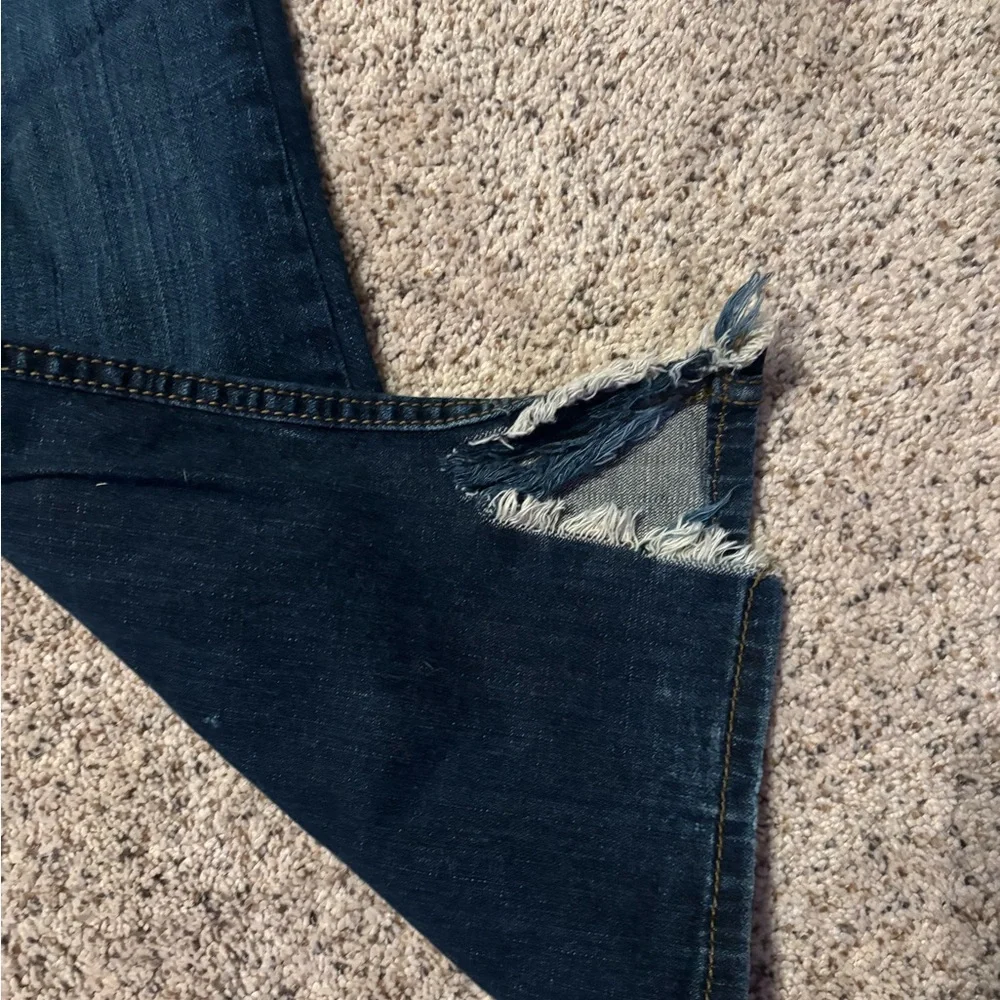 Western worn Cinch Indigo Denim Jeans - Picture 6 of 8